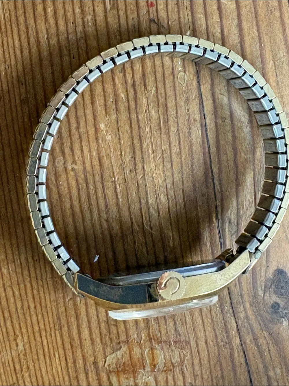 Caravelle Women's Gold-Tone Oval Dress Watch - Gold. Vintage
